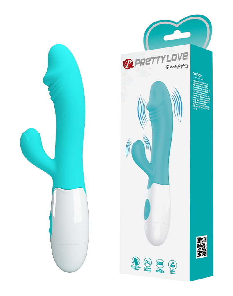 Pretty Love – Snappy – Vibrador Rabbit de Punto G – Verde