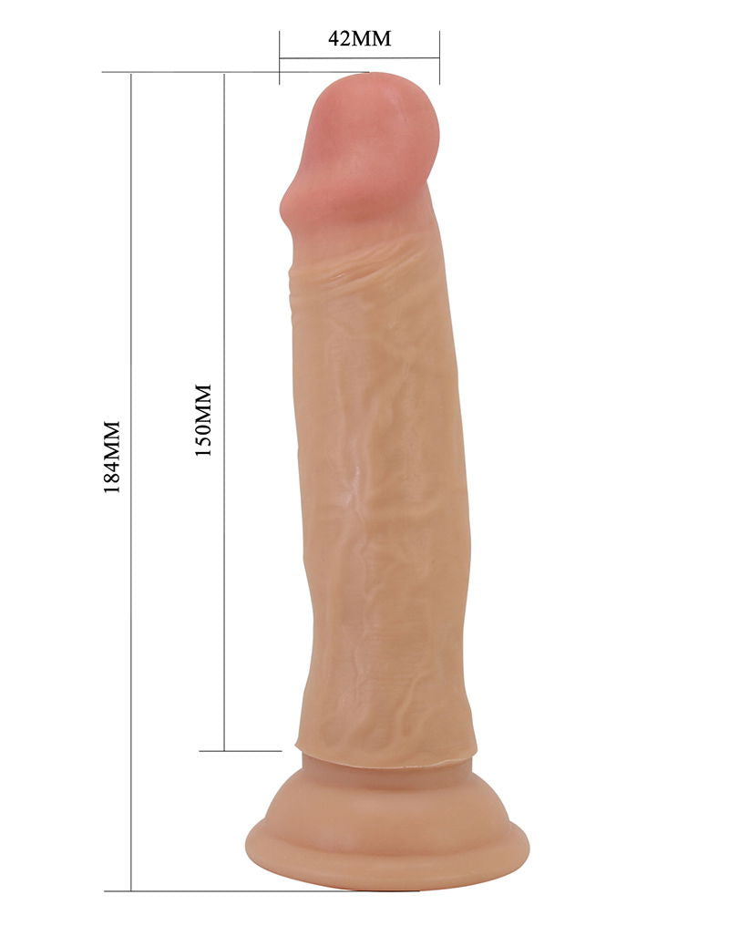Pretty Love Quentin – Dildo Realista Deslizante 18,4 cm (Nude)