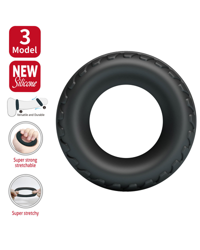 Crazy Bull – Dilson Anillo para Pene de Silicona Ultra Suave Modelo 3
