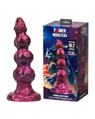 Power Monsters – Primal Beastlord – Textured Monster Dildo (26 cm)