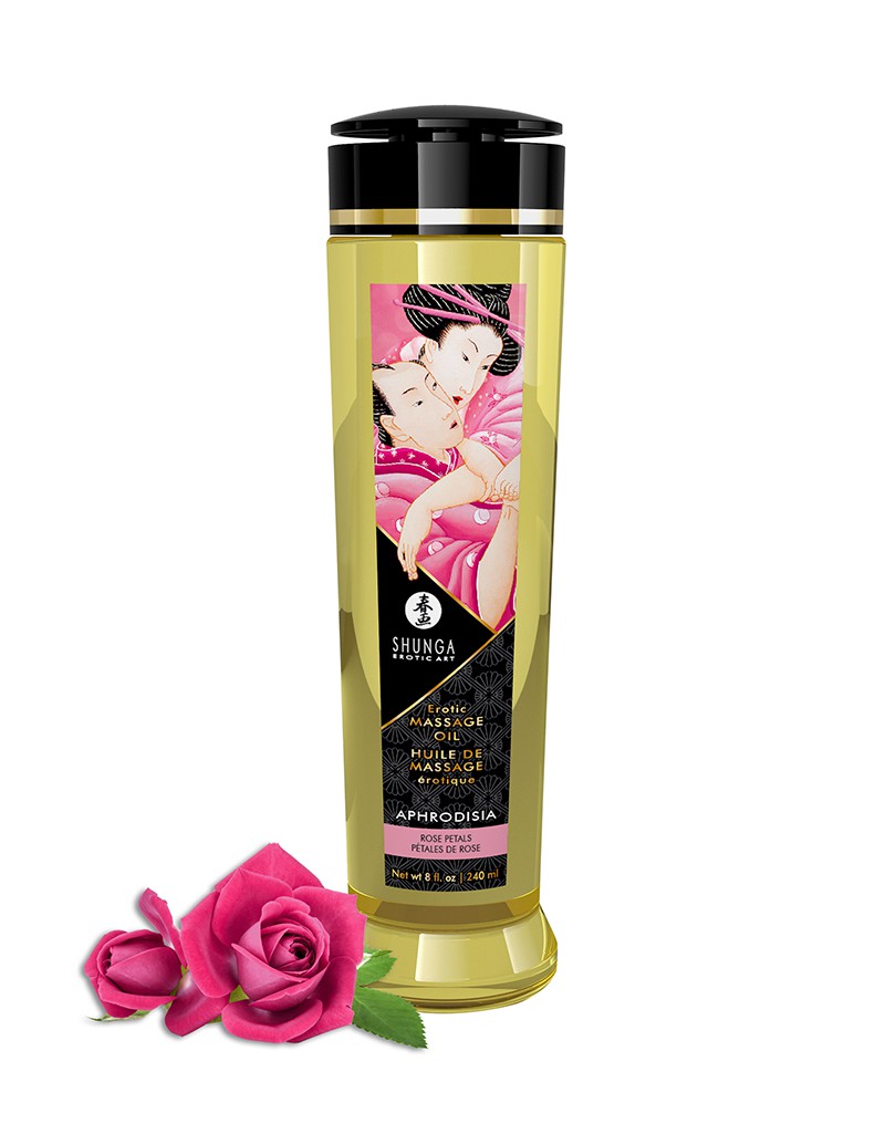 Shunga - Massage Oil - Sensual Island Flowers - 240 ml