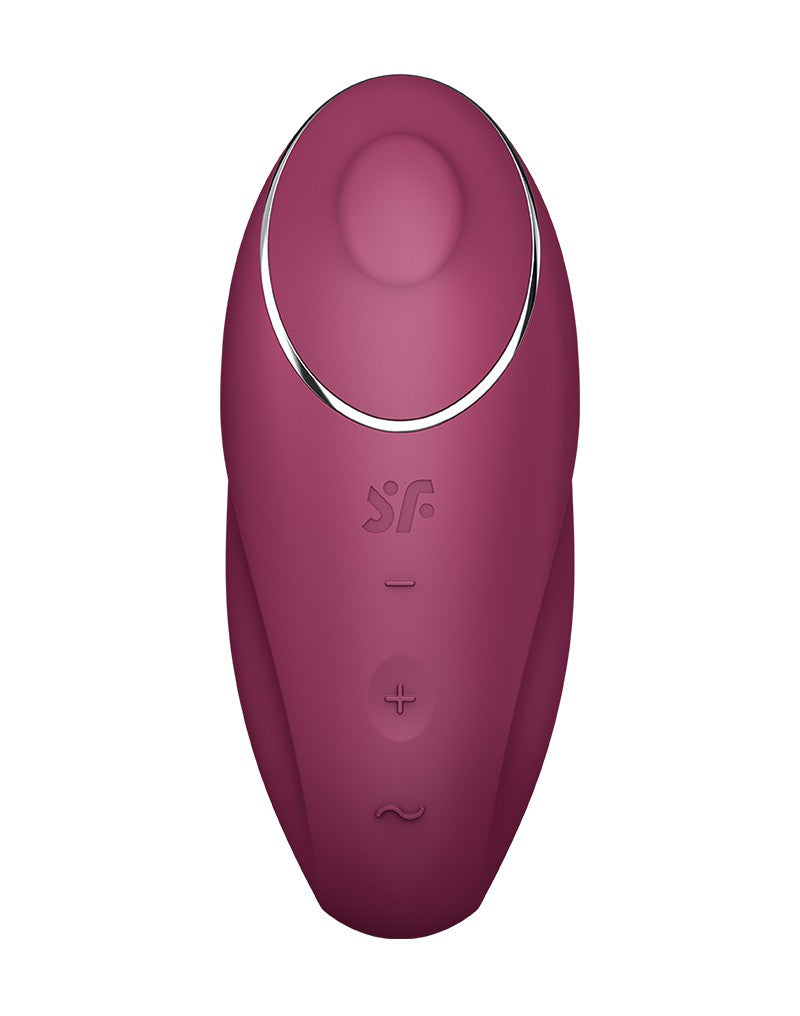 Satisfyer – Tap & Climax 1 – Estimulador con función de golpeteo (Rojo)
