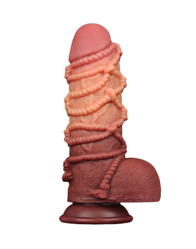 LoveToy - Extreme Dildo with Rope Pattern