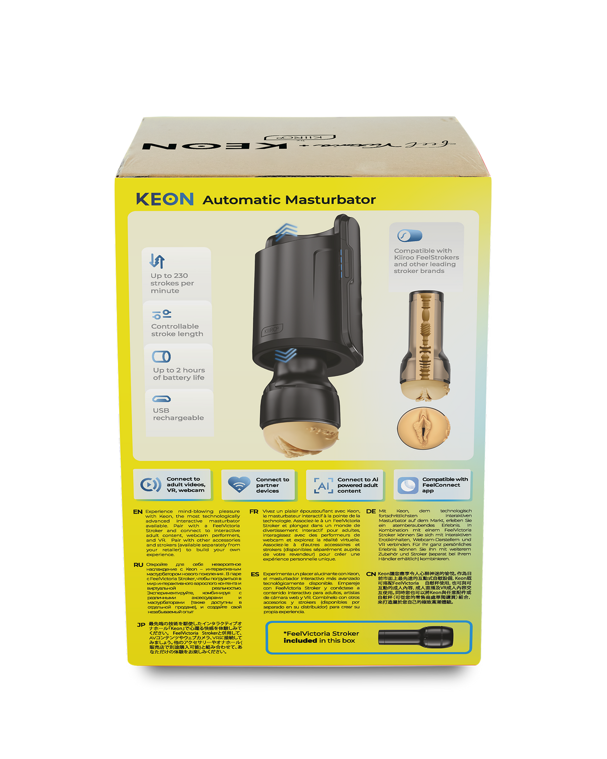 Kiiroo – Keon WiFi Kombi-Set mit Feel Victoria June Stroker