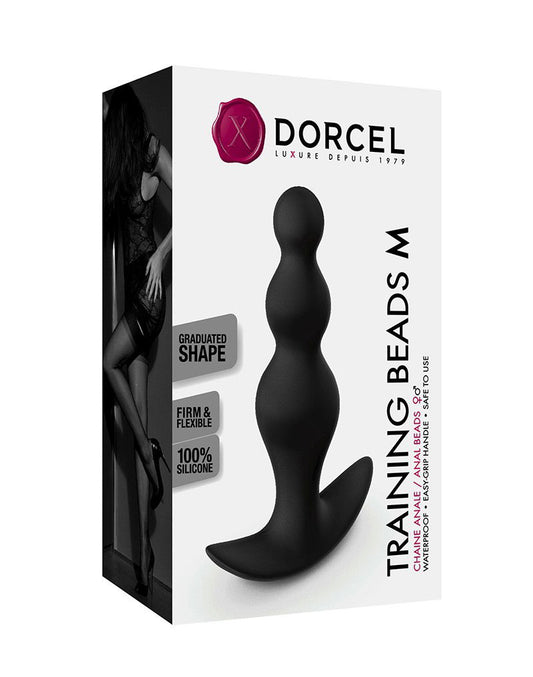 Dorcel Training Beads M – Bolas Anales (Negro)