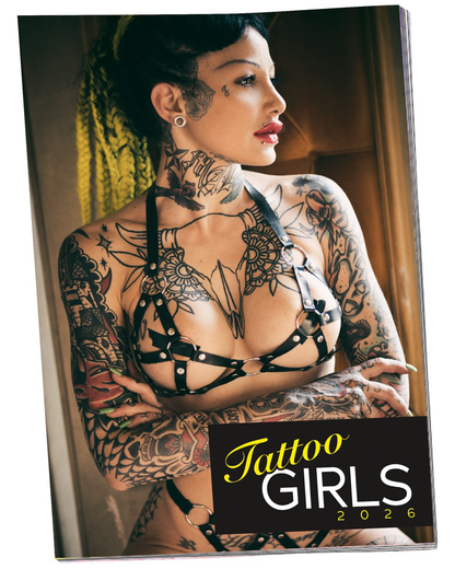 Pin-up Kalender Tattoo-Girls 2026 – Calendario erótico a color