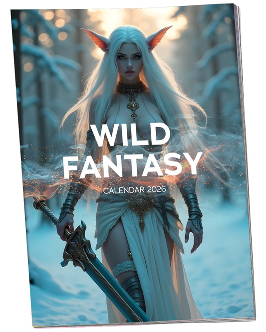 Pin-up Kalender Wild Fantasy 2026 – Calendario erótico Fantasy Art a color
