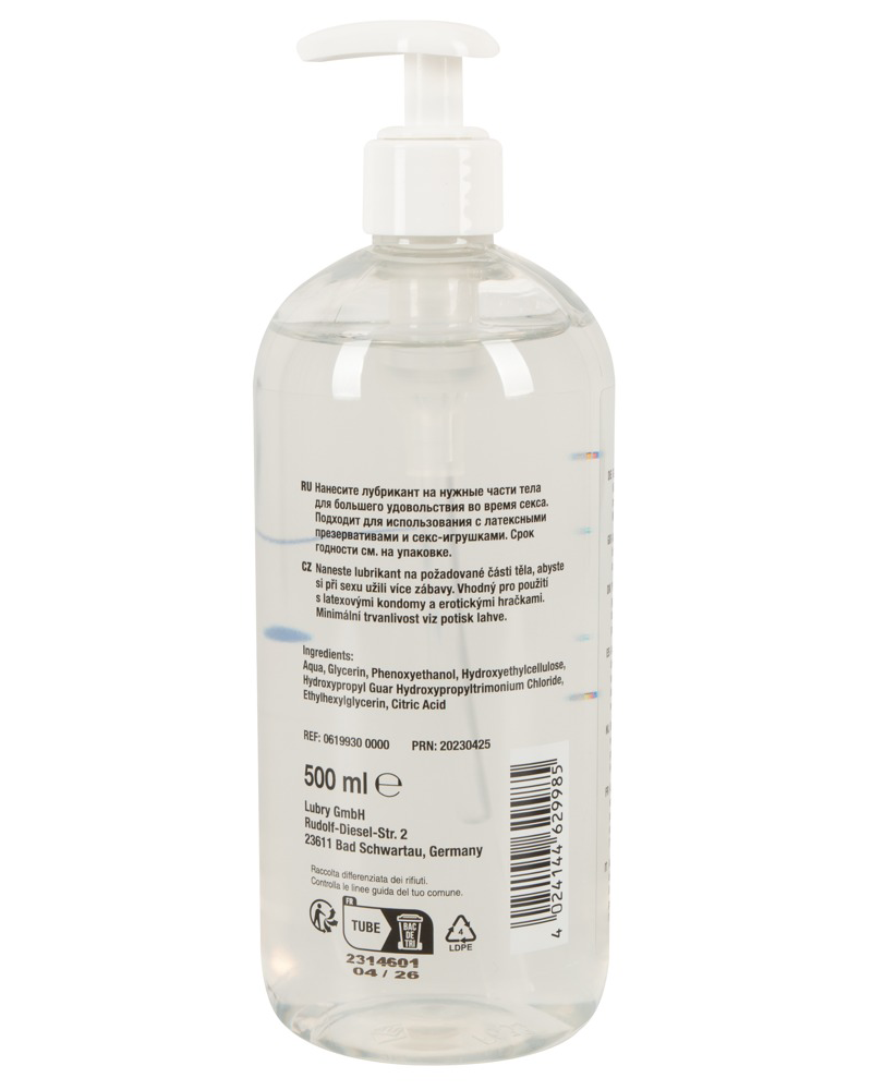 Just Glide – Lubricante Base Agua (500ml)