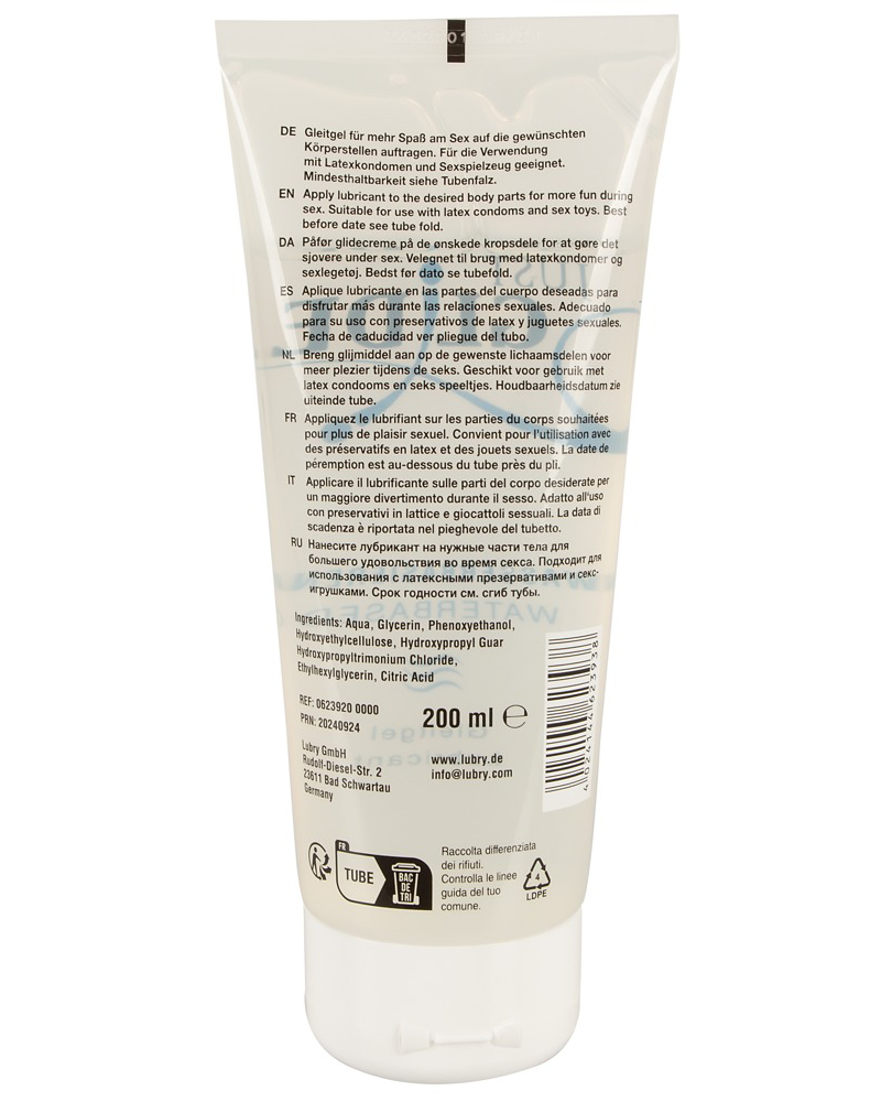 Just Glide – Lubricante Base Agua (200ml)