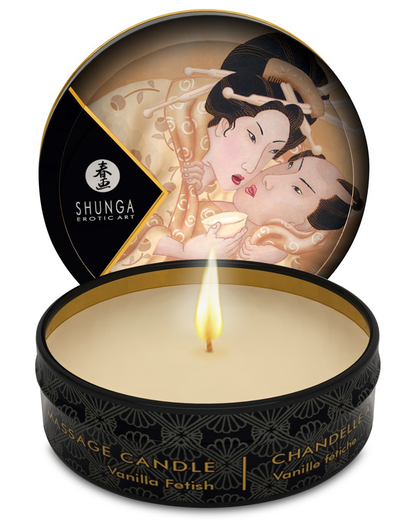 Shunga Mini Vela de Masaje – Vanilla (30 ml)