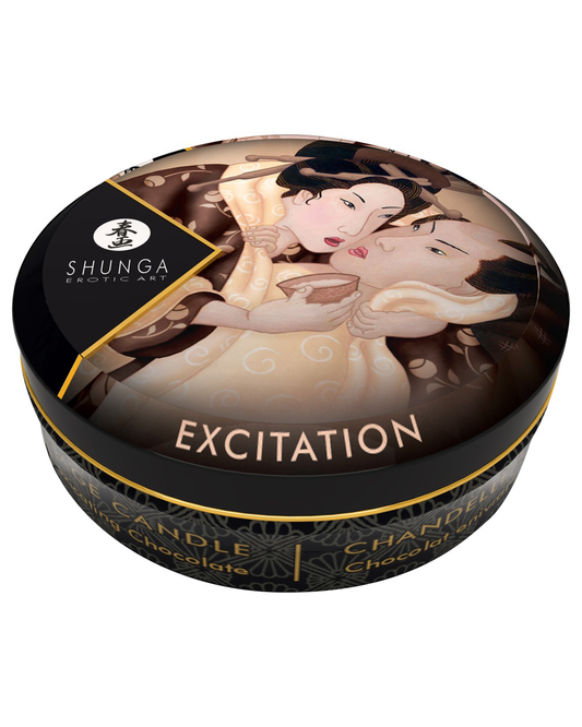 Shunga Mini Vela de Masaje – Intoxicating Chocolate (30 ml)