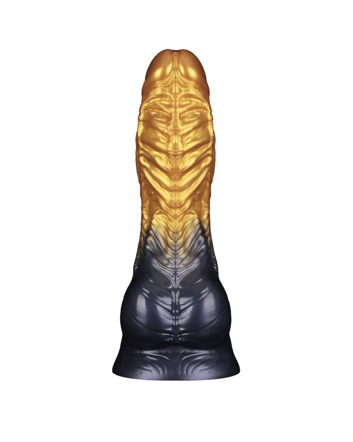 LoveToy Dildo Inflable de Doble Densidad 20 cm (Oro/Negro)