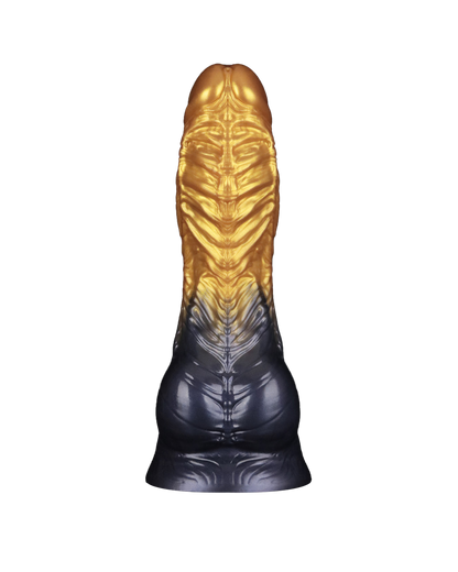 LoveToy Dildo Inflable de Doble Densidad 20 cm (Oro/Negro)