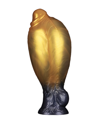 LoveToy Dildo Inflable de Doble Densidad 20 cm (Oro/Negro)