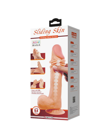 Pretty Love Orton Dildo Realista Sliding Skin 24 cm (Ø 5 cm) – Nude