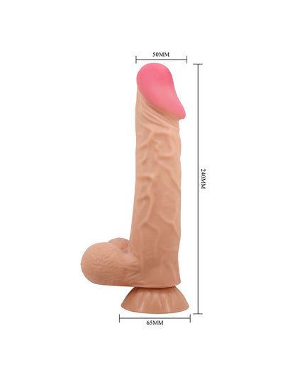 Pretty Love Orton Dildo Realista Sliding Skin 24 cm (Ø 5 cm) – Nude