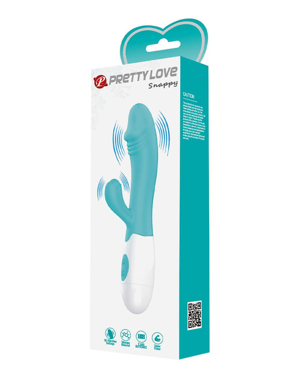 Pretty Love – Snappy – Vibrador Rabbit de Punto G – Verde