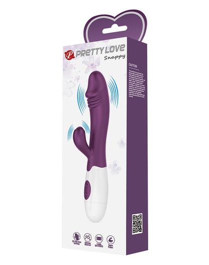 Pretty Love – Snappy Vibrador Rabbit para Punto G (Lila Intenso)