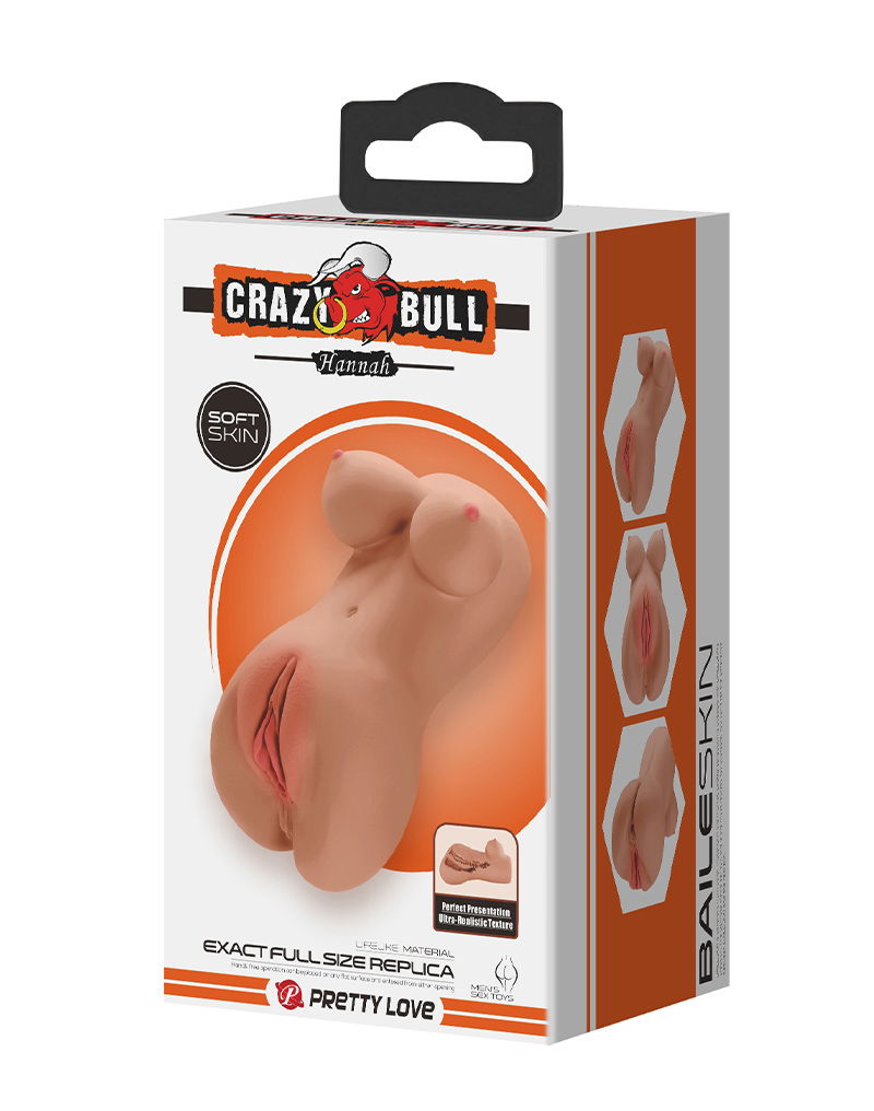 Crazy Bull – Hannah Premium Dual Channel Male Masturbator