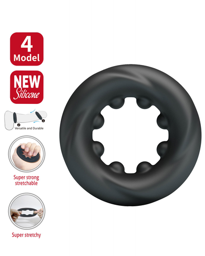 Crazy Bull – Daquez Anillo para Pene de Silicona Ultra Suave Modelo 4