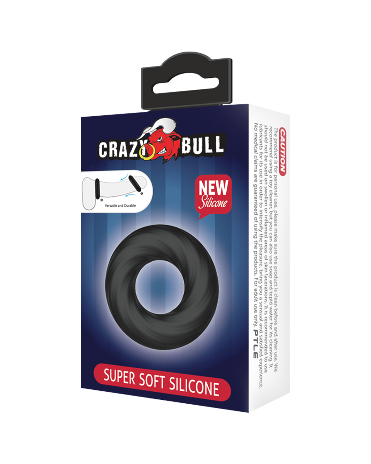 Crazy Bull – Anillo para Pene de Silicona Ultra Suave Modelo 6