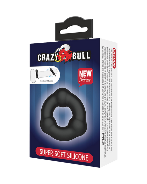 Crazy Bull – Anillo para Pene de Silicona Ultra Suave Modelo 7