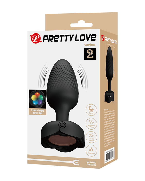 Pretty Love – Varian Plug Anal con Luz LED y Cambio de Color