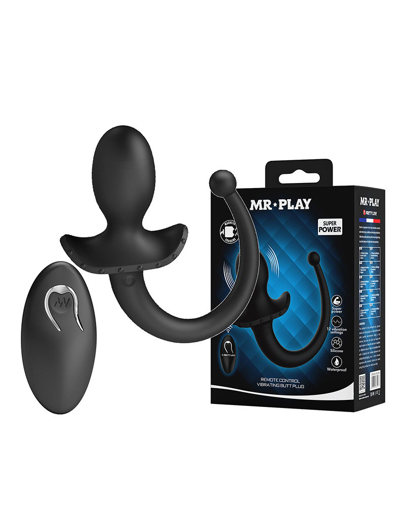 Mr. Play - Super Power - Plug anal con mando a distancia