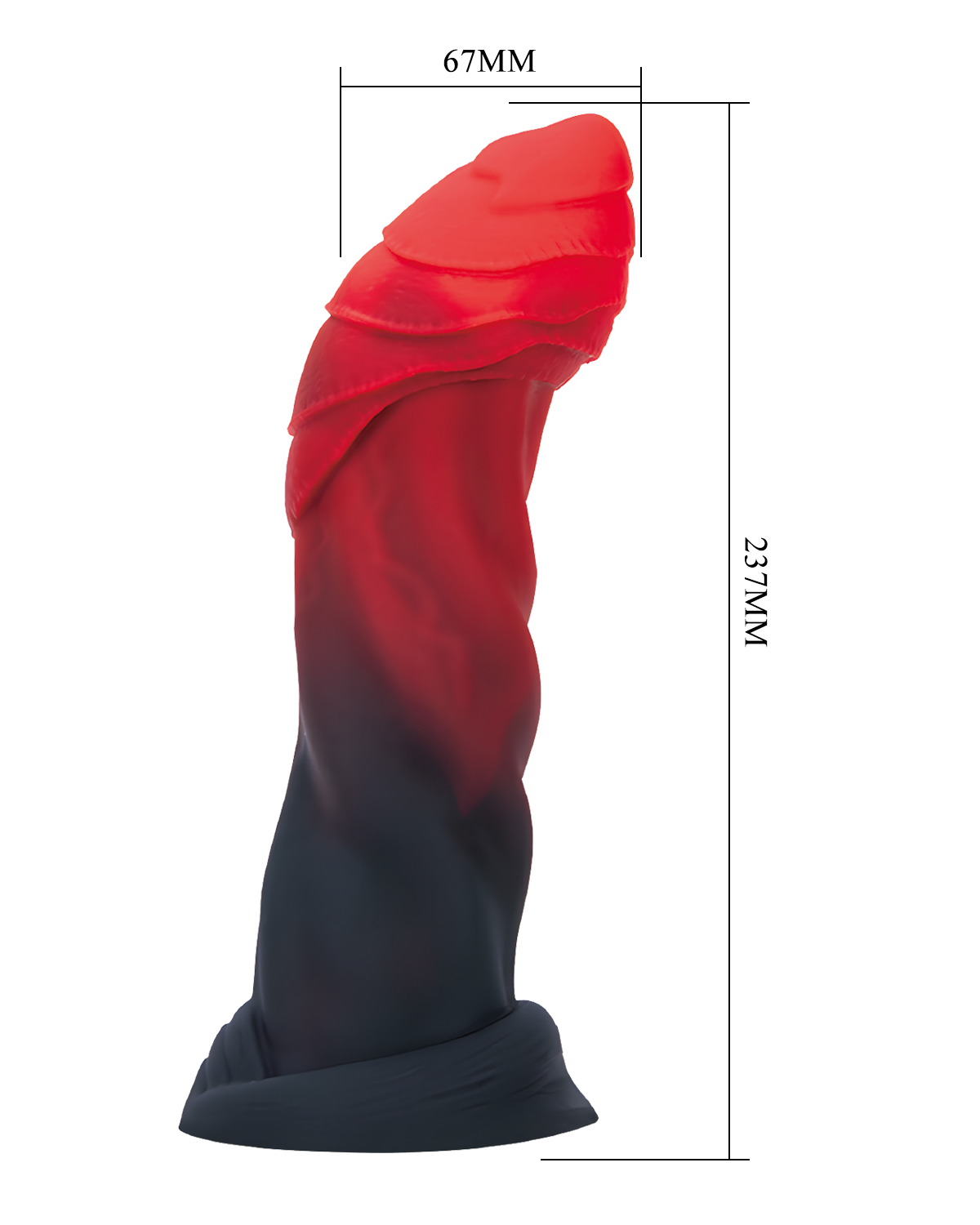 Power Monsters – Infernal Goliath – Textured Monster Dildo (25 cm)