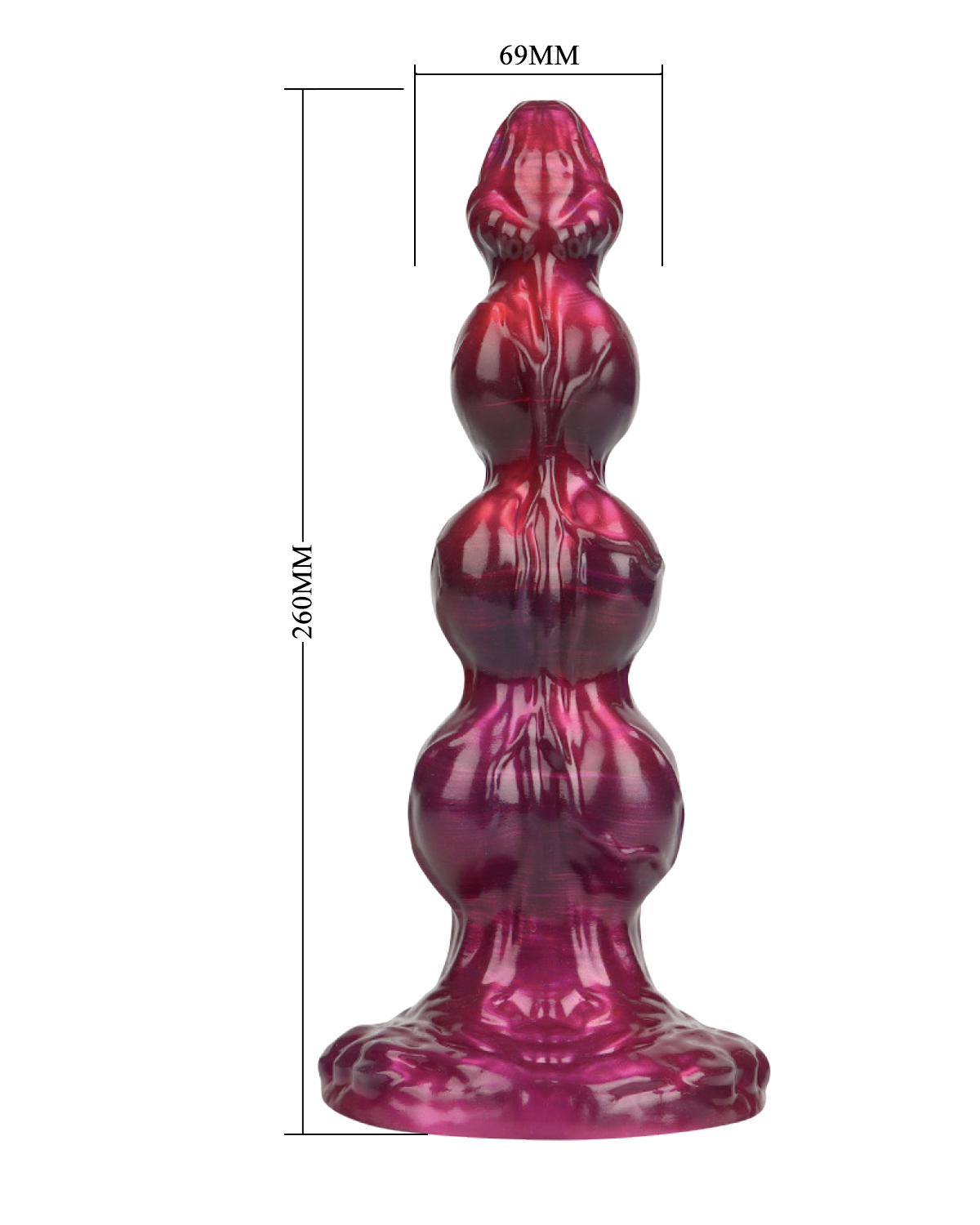 Power Monsters – Primal Beastlord – Textured Monster Dildo (26 cm)