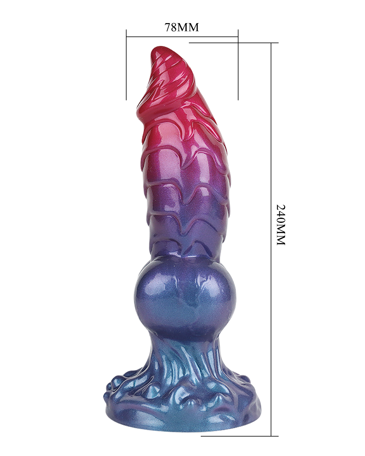 Power Monsters – Eldritch Sentinel – Texturierter Monster-Dildo (24 cm)