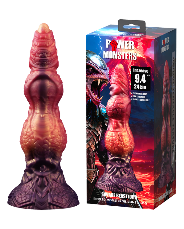 Power Monsters – Savage BeastLord – Dildo Monster Texturizado (24 cm)