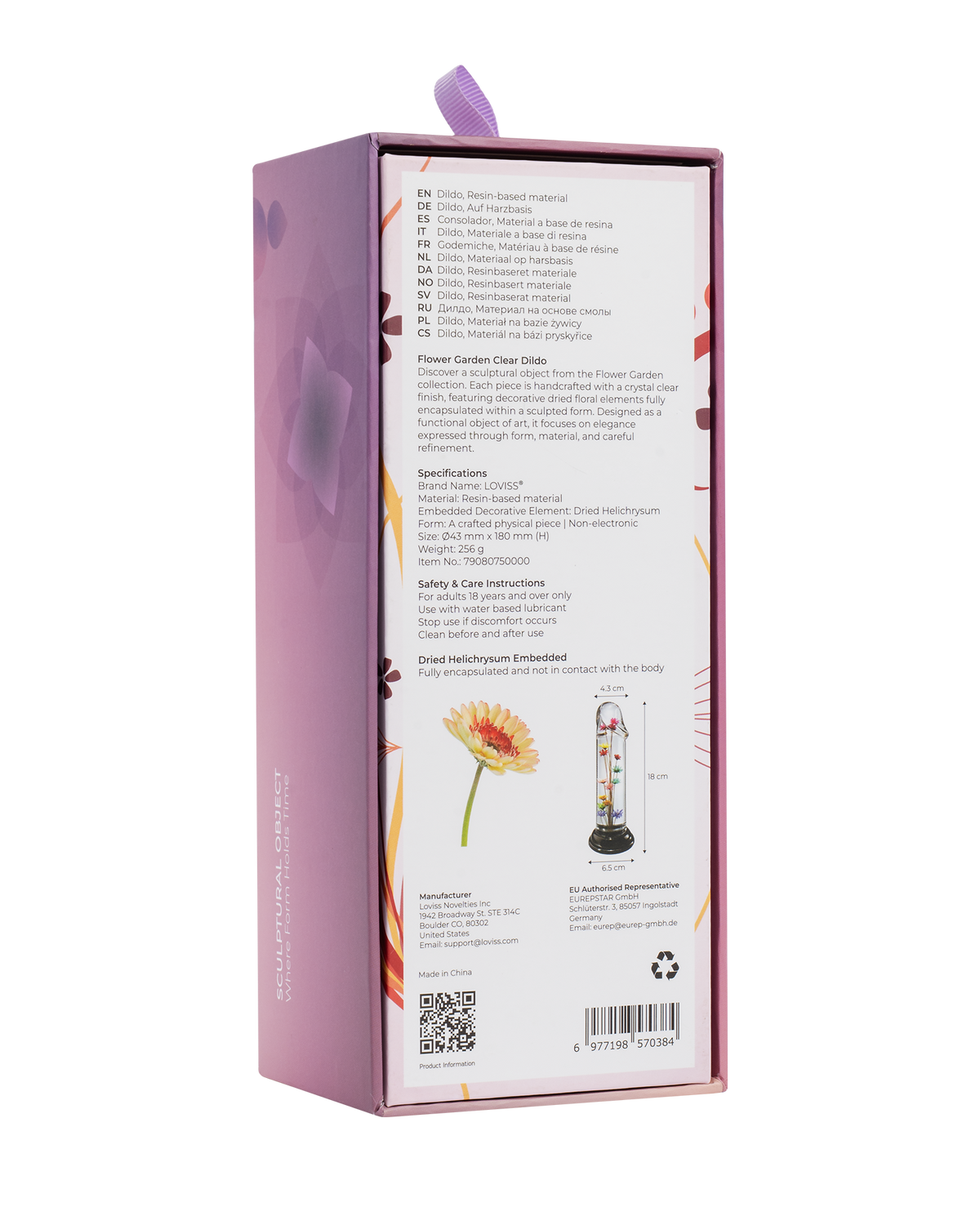 LOVISS – Helichrysum – Garden Flower Dildo Smooth