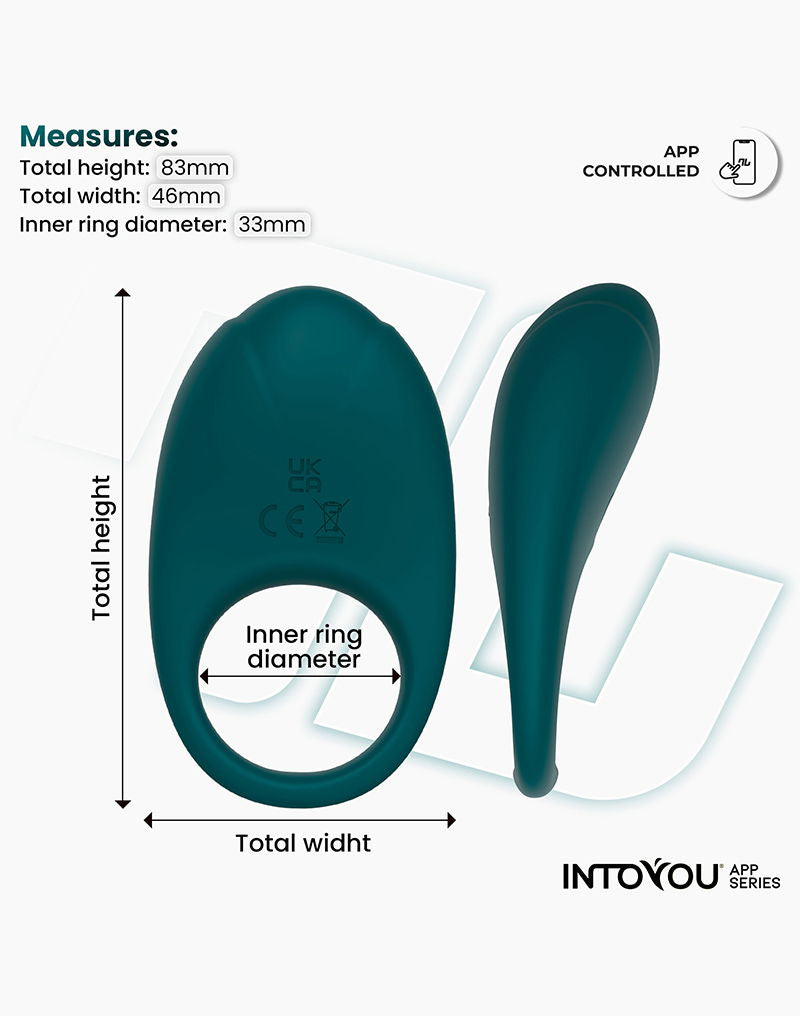 Intoyou – Ringo – Anillo vibrador con control por app