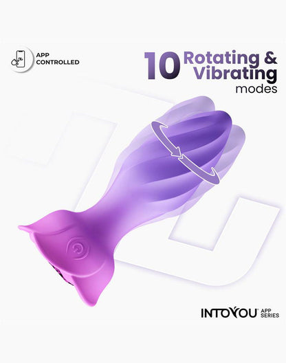 IY Moxy Butt Plug 360° Rotation – Púrpura