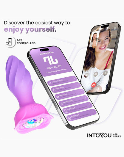 IY Moxy Butt Plug 360° Rotation – Púrpura