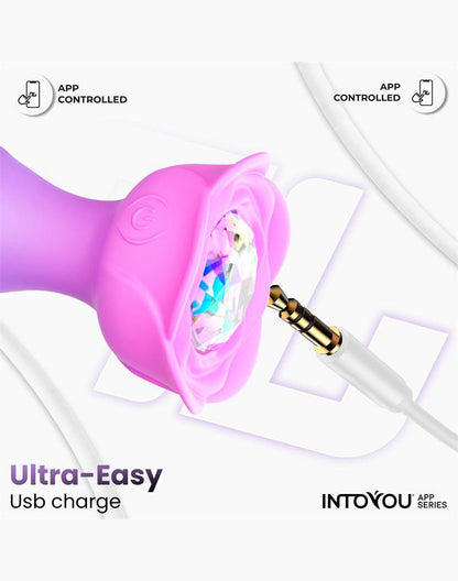 IY Moxy Butt Plug 360° Rotation – Púrpura