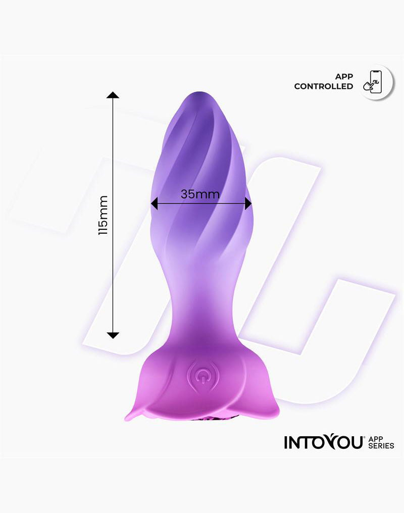 IY Moxy Butt Plug 360° Rotation – Púrpura