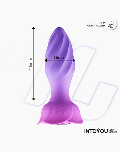 IY Moxy Butt Plug 360° Rotation – Púrpura
