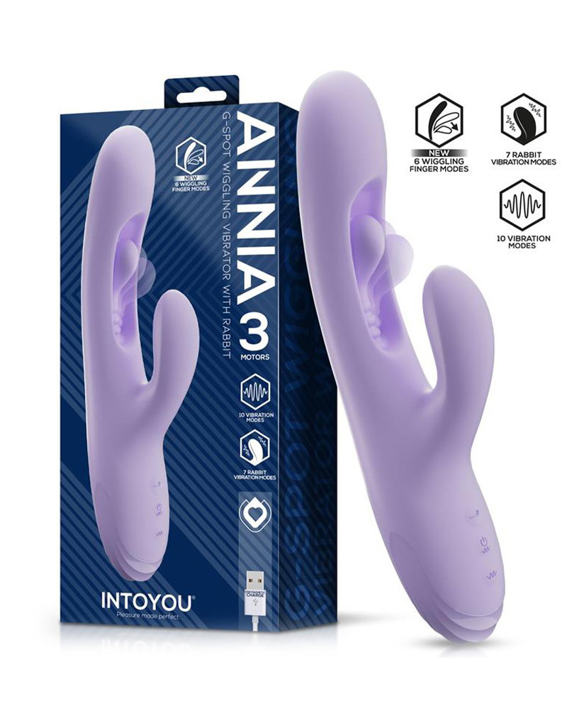 IY - Annia G-Spot Wiggling Vibrator with Rabbit