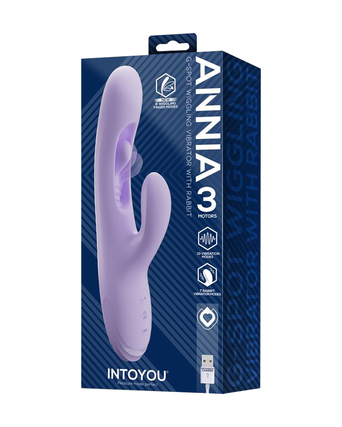 IY - Annia G-Spot Wiggling Vibrator with Rabbit