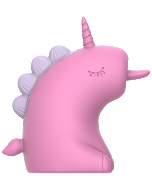 ER – Cupcake Unicorn – Estimulador con lengua rotatoria 360° (Rosa)
