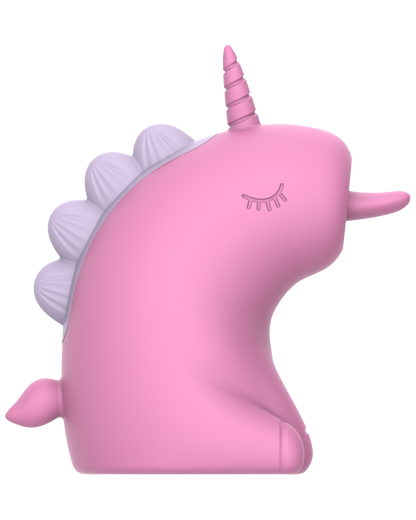 ER – Cupcake Unicorn – Estimulador con lengua rotatoria 360° (Rosa)