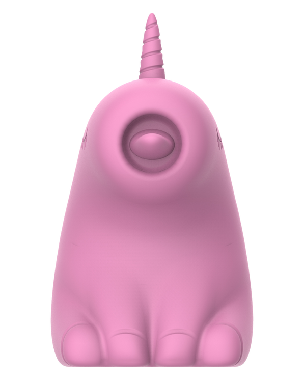 ER – Cupcake Unicorn – Estimulador con lengua rotatoria 360° (Rosa)