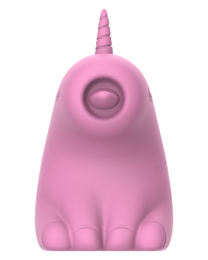 ER – Cupcake Unicorn – Estimulador con lengua rotatoria 360° (Rosa)