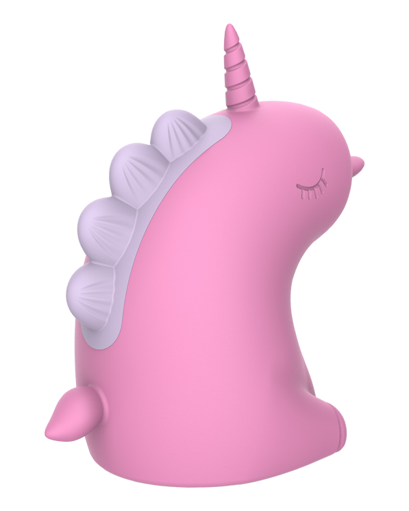 ER – Cupcake Unicorn – Estimulador con lengua rotatoria 360° (Rosa)
