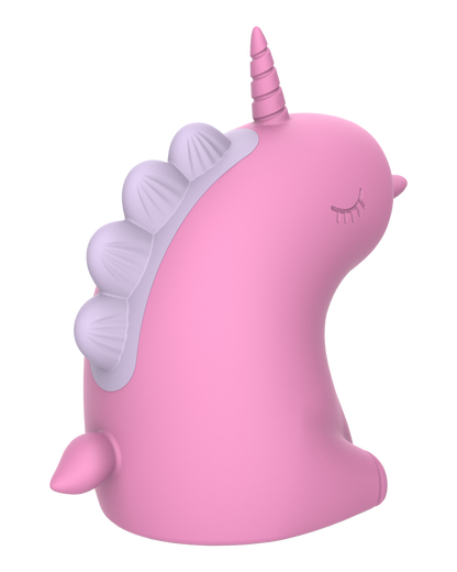 ER – Cupcake Unicorn – Estimulador con lengua rotatoria 360° (Rosa)