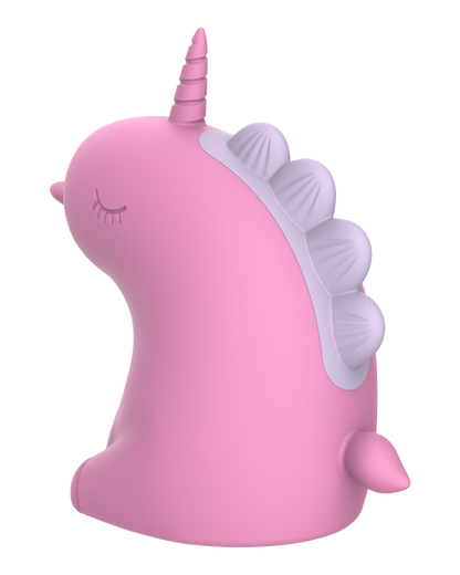 ER – Cupcake Unicorn – Estimulador con lengua rotatoria 360° (Rosa)
