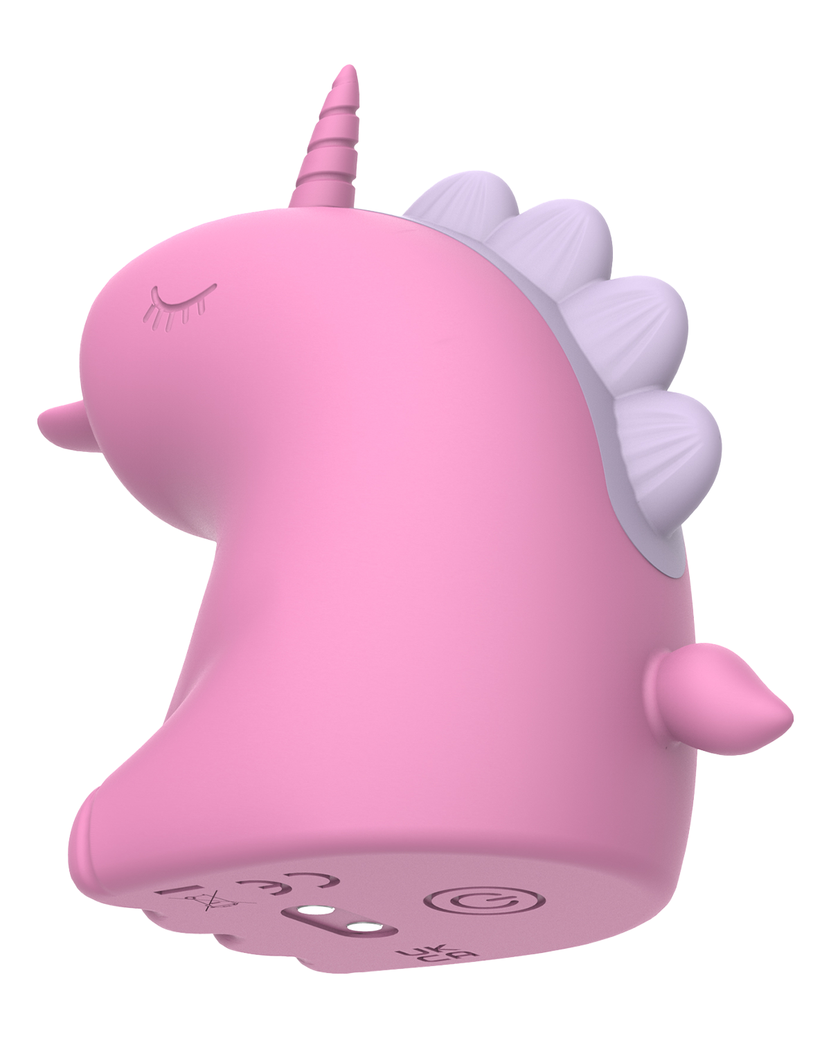 ER – Cupcake Unicorn – Estimulador con lengua rotatoria 360° (Rosa)