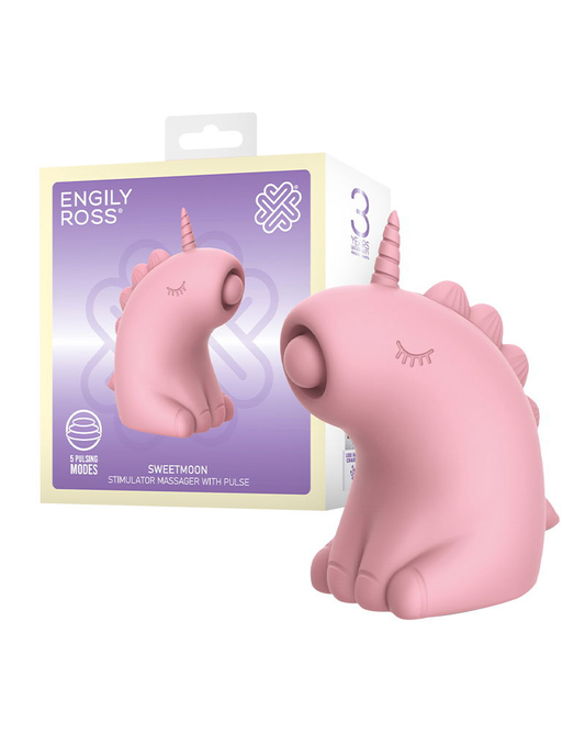 ER – Sweetmoon Unicorn – Estimulador con pulsaciones (Rosa Suave)
